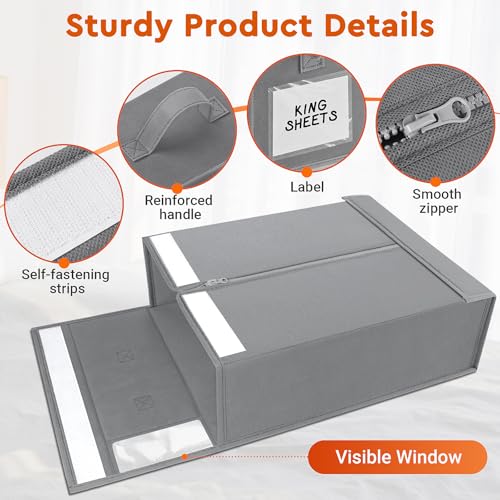 41% Off StorageTastic 4-Pack Bed Sheet Organizers - Image 5