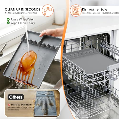 37% Off Silicone Grill Mat for Blackstone, Code G2OK6LAV - Image 5