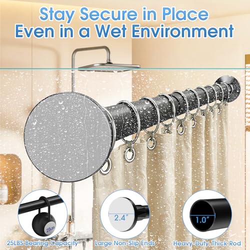 44% Off TasticTotes Shower Curtain Rod, Only $9.99 - Image 3