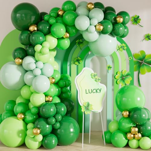 Green & Gold Balloon Arch Kit on Sale at $5.99 - Image 1