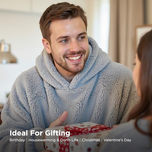 10% Off Bedsure Blanket Hoodie – Cozy & Warm - Image 4
