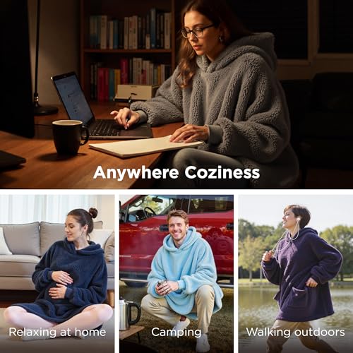 10% Off Bedsure Blanket Hoodie – Cozy & Warm - Image 5
