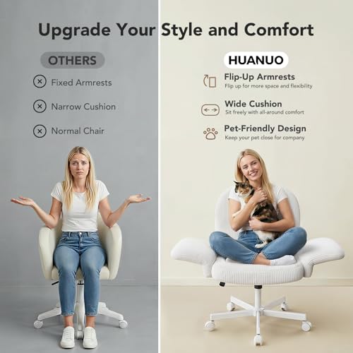 14% Off HUANUO Criss Cross Office Chair for Women - Image 7