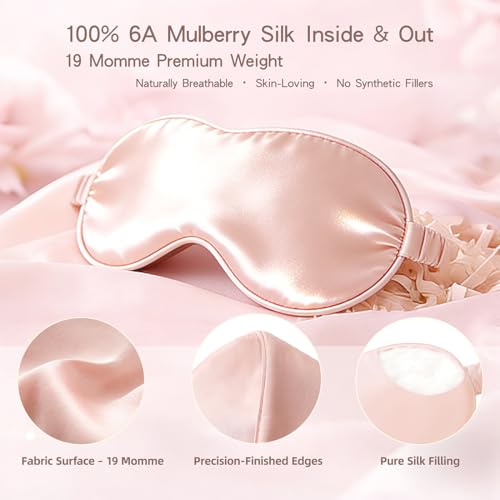 50% Off Luxury Silk Sleep Mask Gift Set for Women - Image 5