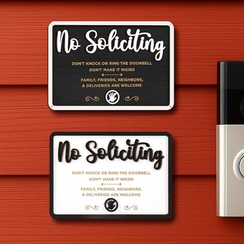 25% Off Woodamore Funny No Soliciting Sign (Code 8Y3CTGAU) - Image 1