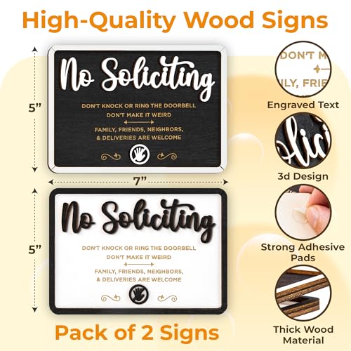 25% Off Woodamore Funny No Soliciting Sign (Code 8Y3CTGAU) - Image 2