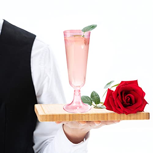 26% Off bUCLA 60-Pack Pink Plastic Champagne Flutes - Image 3