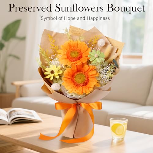 50% Off Preserved Sunflowers Bouquet - Forever Flowers Deal - Image 2
