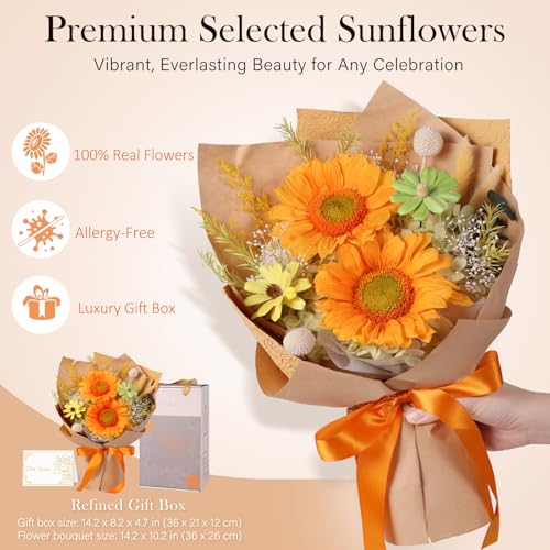 50% Off Preserved Sunflowers Bouquet - Forever Flowers Deal - Image 5