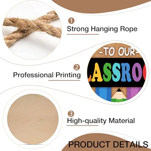 50% Off Deroro Welcome Classroom Door Sign - Image 3