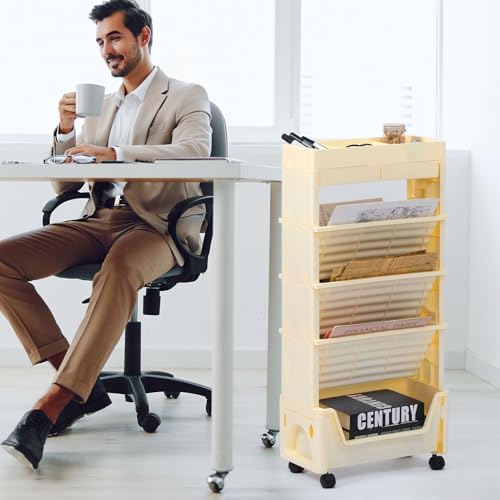 50% Off AGTEK 5 Tier Rolling Utility Cart - Image 4