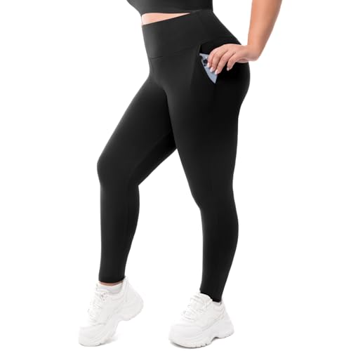 Plus Size Leggings with Pockets - 50% Off with Code - Image 1