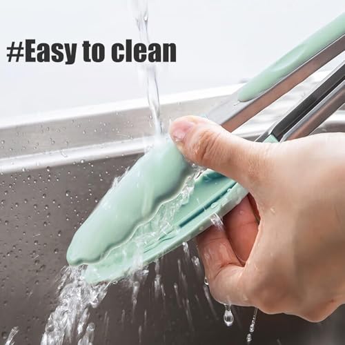 50% Off TOWINGO Silicone Kitchen Tongs Set 3-Piece - Image 2