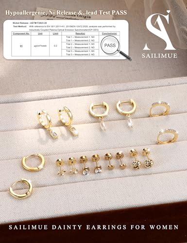 50% Off Hypoallergenic Earrings Set for Sensitive Ears - Image 4