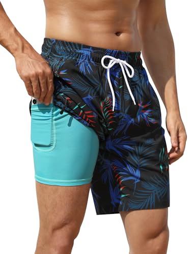 50% Off SILKWORLD Men's Swim Trunks with Compression Liner - Image 2