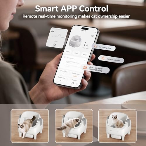 5% Off Smart Self-Cleaning Cat Litter Box with App - Image 4