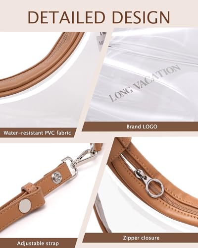 50% Off LONG VACATION Stadium Clear Crossbody Bag - Image 5