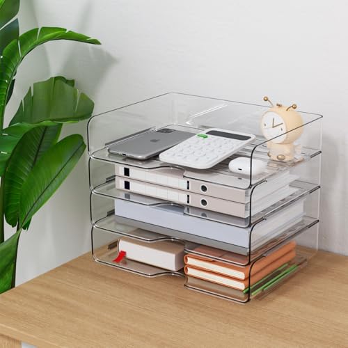 40% Off Acrylic Stackable Desk File Organizer - Image 5