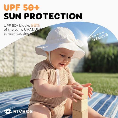 33% Off RIVBOS Toddler Sun Hat UPF 50+ - Image 3