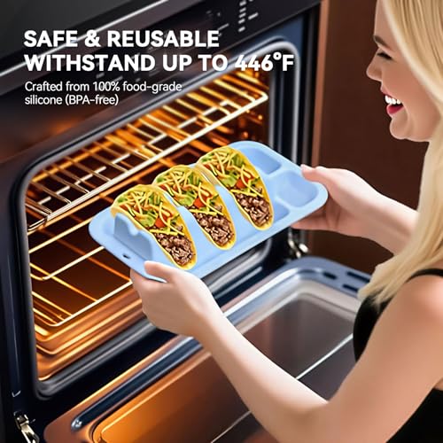 50% Off Silicone Taco Plates Holder Set of 2 - Image 3