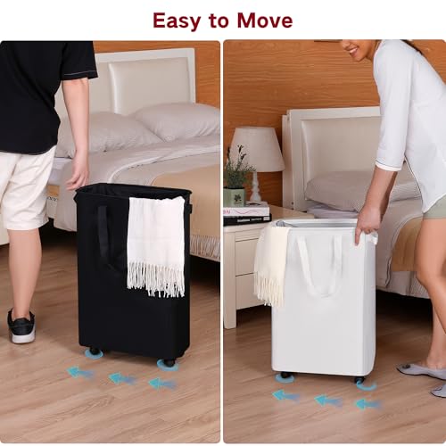 15% Off efluky Slim Laundry Hamper with Wheels - $16.99 - Image 2