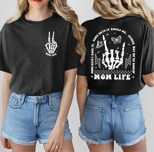 23% Off Ithalt Skeleton Print Mama Tee - Code SK2WRN67 - Image 2