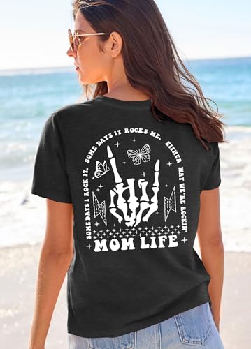 23% Off Ithalt Skeleton Print Mama Tee - Code SK2WRN67 - Image 4