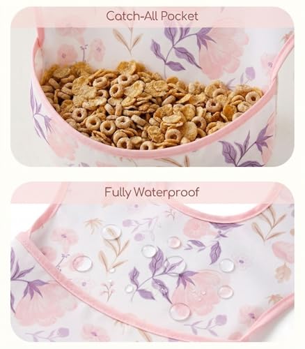 40% Off 3-Pack Waterproof Baby Bibs for Eating - Image 4