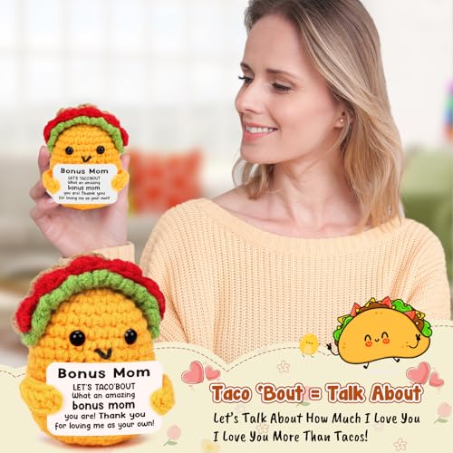 Crochet Taco Gift for Stepmom with Discount Code 9HJREK6R - Image 2