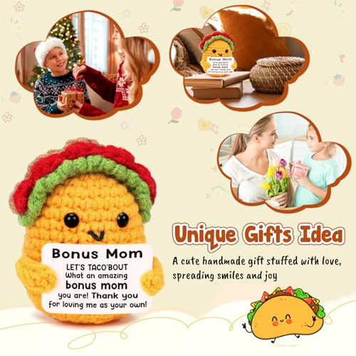 Crochet Taco Gift for Stepmom with Discount Code 9HJREK6R - Image 6