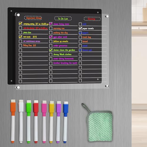 33% Off YNGRUE Acrylic Dry Erase Board for Fridge - Image 1