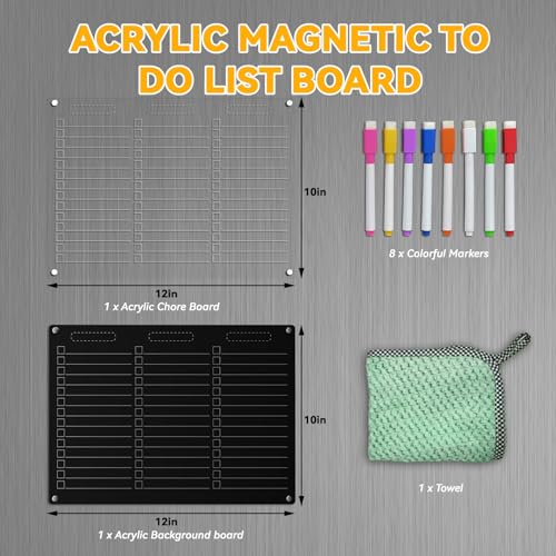 33% Off YNGRUE Acrylic Dry Erase Board for Fridge - Image 2