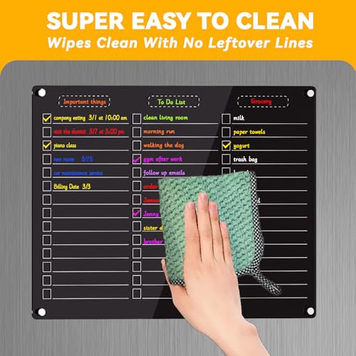 33% Off YNGRUE Acrylic Dry Erase Board for Fridge - Image 3