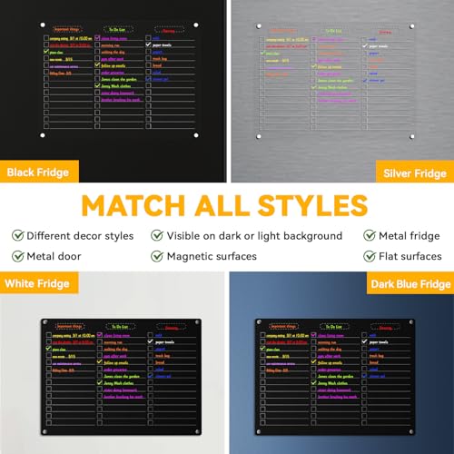 33% Off YNGRUE Acrylic Dry Erase Board for Fridge - Image 6