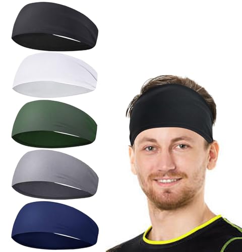 50% Off Sports Headbands 5-Pack for Men & Women - Image 1