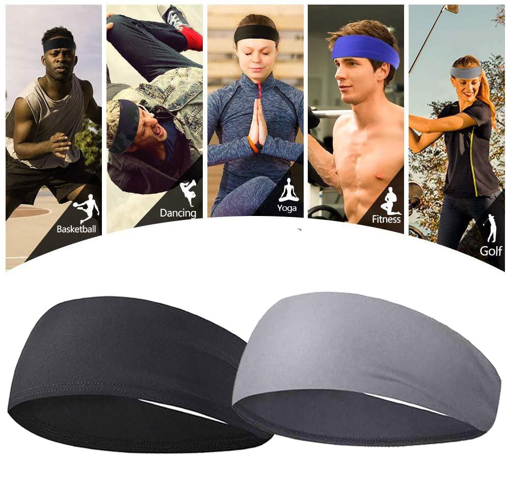 50% Off Sports Headbands 5-Pack for Men & Women - Image 2