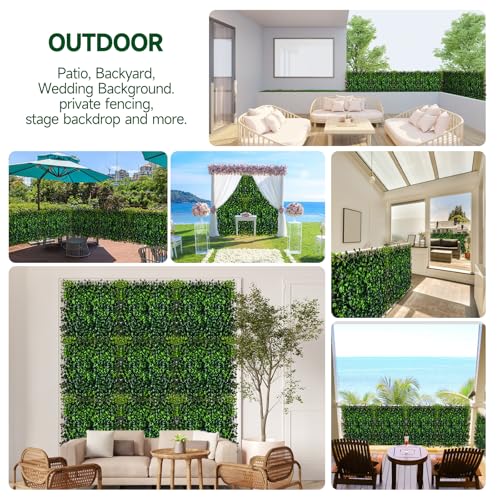 50% Off 12-Pack Artificial Grass Wall Panels for Privacy - Image 3