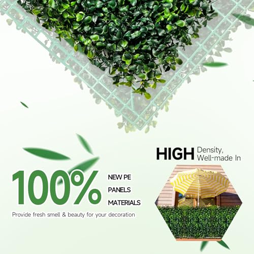50% Off 12-Pack Artificial Grass Wall Panels for Privacy - Image 5