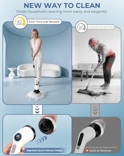 64% Off Electric Spin Scrubber with Powerful Battery - Image 5