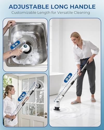 64% Off Electric Spin Scrubber with Powerful Battery - Image 6