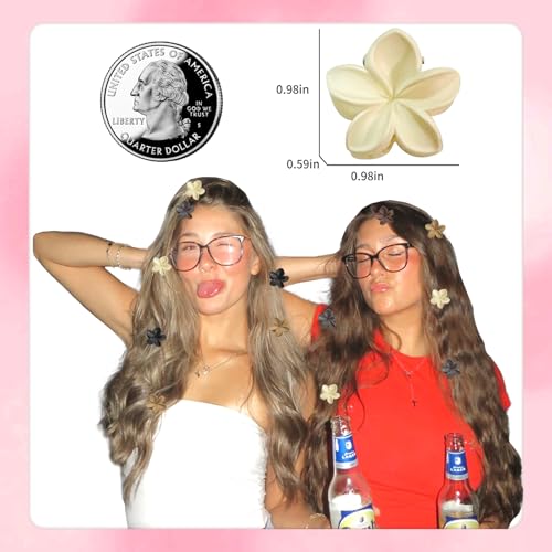 11% Off 60Pcs Mini Hawaiian Flower Hair Clips - Image 2