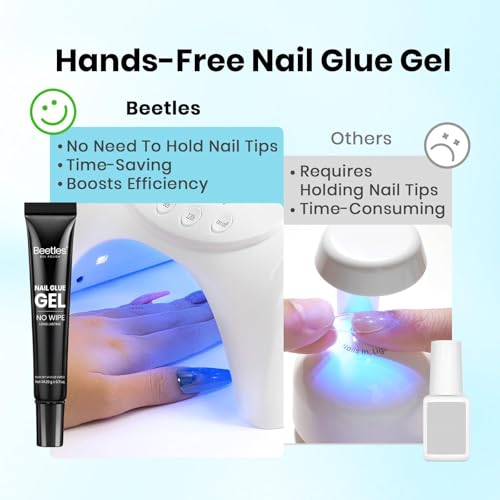 44% Off Beetles Solid Nail Glue Gel 2-Pack - Image 3