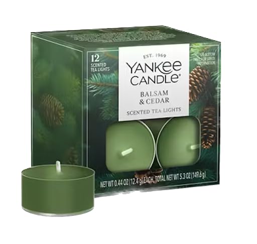 55% Off Yankee Candle Balsam & Cedar Tea Lights - 12 Count