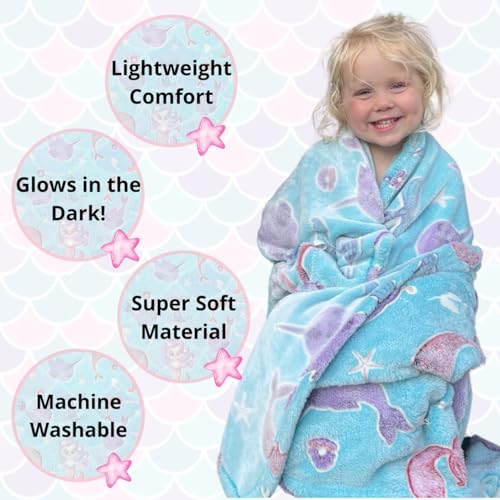 55% Off: Glow-in-the-Dark Mermaid Throw Blanket Only $9.99 - Image 2