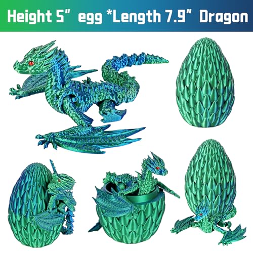 50% Off 3D Printed Articulated Dragon Egg Fidget Toy - Image 4