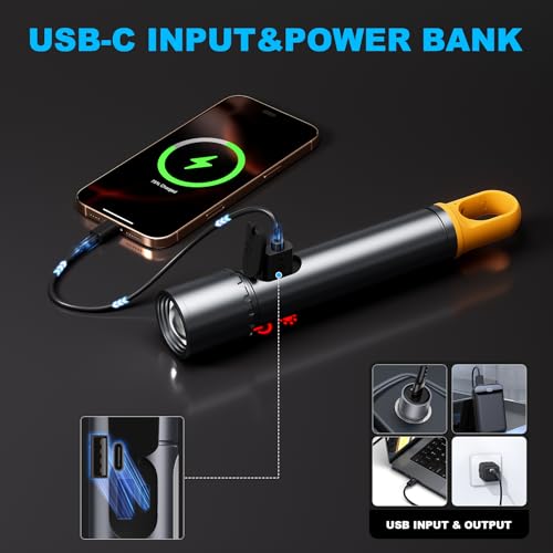 50% Off! ADDplus Magnetic Flashlight Rechargeable 5000mAh - Image 5
