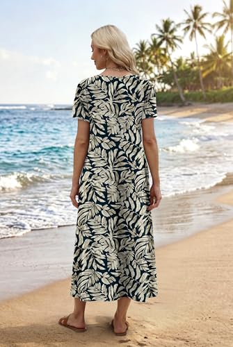 OFEEFAN Women's Maxi Dress with Pocket - 50% Off Deal - Image 5