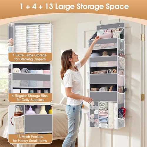 WISELIFE 5-Tier Over Door Organizer - 13% Off - Image 4