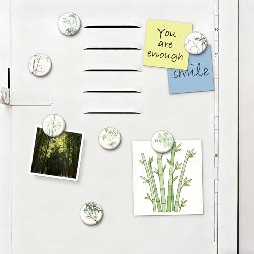 50% Off Bamboo Fridge Magnets – 16 Pcs Decorative Set - Image 6