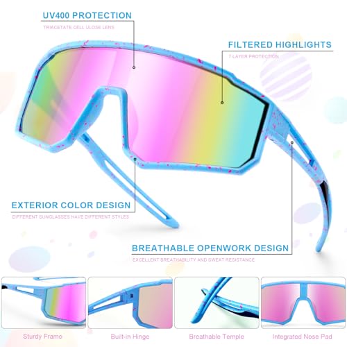 40% Off 3-Pack Kids Sunglasses UV400 Protection - Image 4